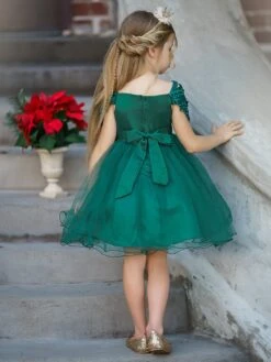'Tis The Season Lace Applique Holiday Dress -MEO Kid Clothing Shop WIN91DR6CAG 3 8525881f 04cc 4d96 bdea 6404c5be9351