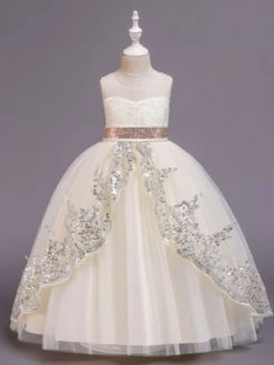 Royal Glow Sheer Collar Ball Gown 22 Royal Glow Sheer Collar Ball Gown -MEO Kid Clothing Shop cd3887db8da6f762c34bf7e54201d209