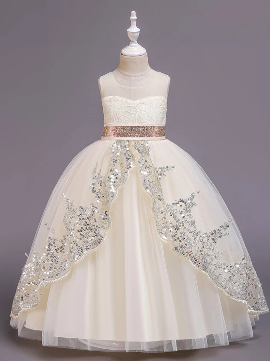 Royal Glow Sheer Collar Ball Gown 12 Royal Glow Sheer Collar Ball Gown - Image 10