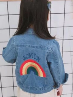 Over The Rainbow Denim Jacket