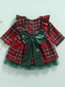 Christmas Wishes Plaid Holiday Dress -MEO Kid Clothing Shop e03a594e5db3b39b8681d57aab12a5a3