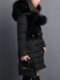 Girls Tres Chic Faux Fur Collared Winter Jacket -MEO Kid Clothing Shop fa380801954a63f8c886fe1be24b2c19