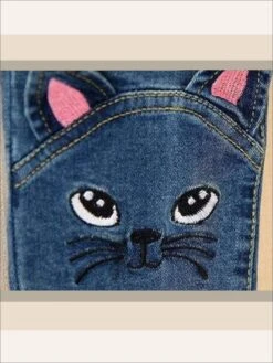 Ankle Cut Kitty Cat Jeans 10 Ankle Cut Kitty Cat Jeans -MEO Kid Clothing Shop girls ankle length denim kitty cat jeans 20 39 99 10y12y 2t3t 4t5y 6x6y mia belle overseas fulfillment baby 803