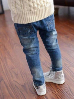 Delightful Distressed Boyfriend Fit Jeans -MEO Kid Clothing Shop girls blue distressed denim boyfriend fit jeans 20 39 99 40 59 2t3t 4t5y 6x6y mia belle overseas fulfillment baby 622