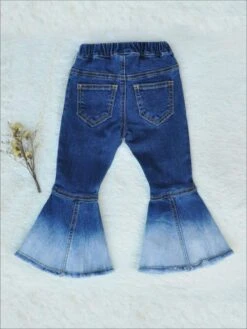 Bohemian Bell Bottom Ombre Jeans -MEO Kid Clothing Shop girls bohemian bell bottomed ombre jeans 20 39 99 40 59 7y8y afterchristmas back to school mia belle overseas fulfillment baby 431