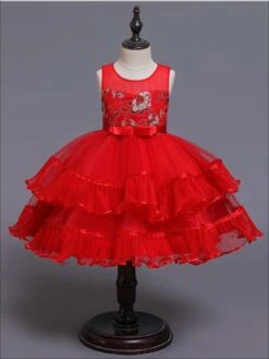 'Twas The Night Sparkle Chiffon Tiered Holiday Dress -MEO Kid Clothing Shop girls chiffon embroidered tiered ruffle holiday dress red 3t4t 20 39 99 40 59 10y12y 2112 2t3t fall dressy mia belle baby 853 b1fef8b5 8770 462d 98fa bee2a8691333