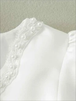 Girls Ivory Pearl Embellished Long Sleeve Bolero -MEO Kid Clothing Shop girls ivory pearl embellished long sleeve bolero 20 39 99 40 59 10y12y 4t5y 6y6x jacket mia belle overseas fulfillment baby 717