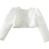 Girls Ivory Pearl Embellished Long Sleeve Bolero 2 Girls Ivory Pearl Embellished Long Sleeve Bolero -MEO Kid Clothing Shop girls ivory pearl embellished long sleeve bolero white 2t 20 39 99 40 59 10y12y 4t5y 6y6x jacket mia belle overseas fulfillment baby 852