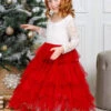 Time For Presents Tiered Tulle Gown -MEO Kid Clothing Shop girls lace long sleeve tiered tutu holiday maxi dress 20 39 99 40 59 10y12y 2107 2t3t fall dressy mia belle baby 640 920948bc e6bf 43c5 b668 beba48b7a41f