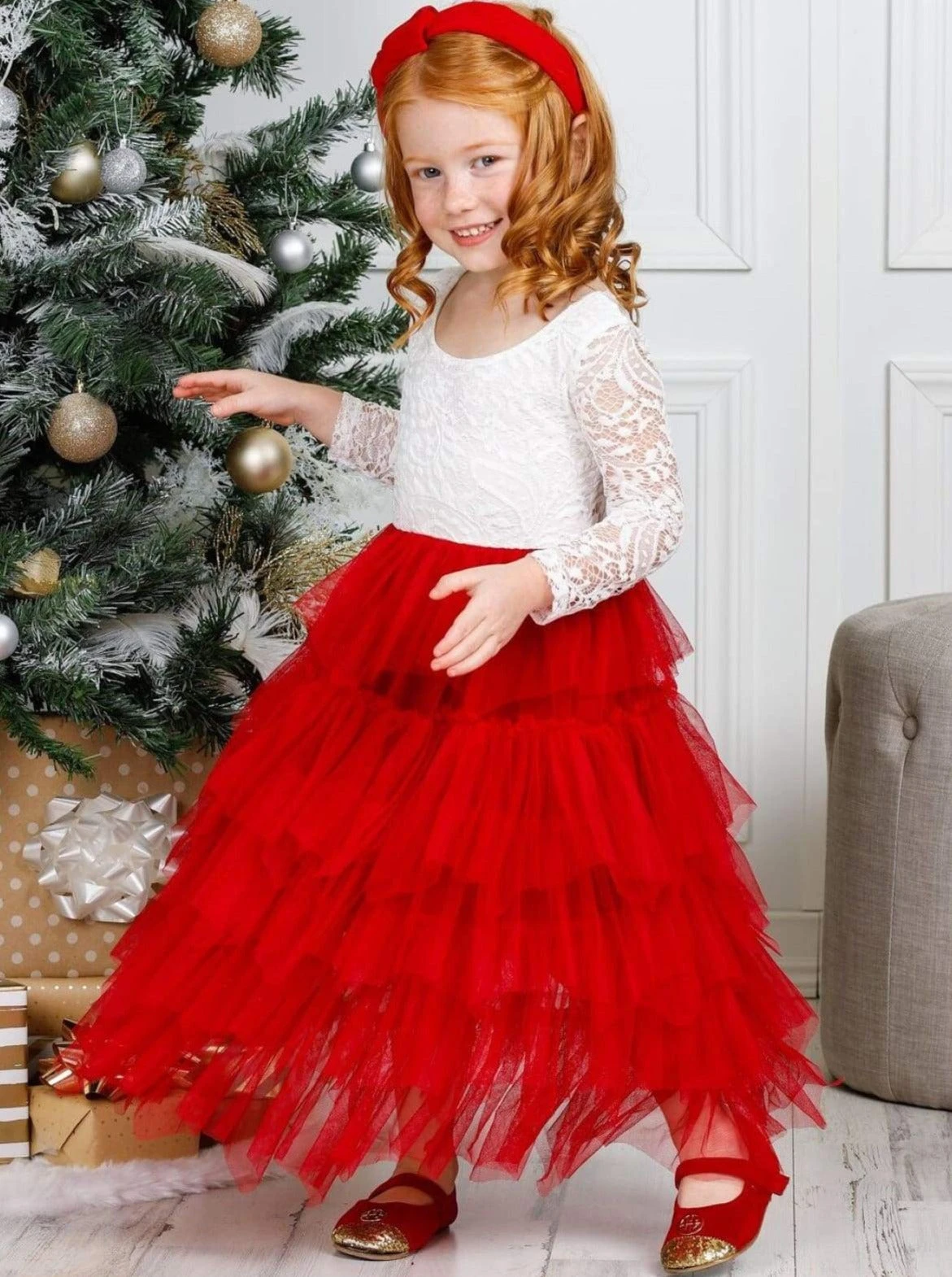 Time For Presents Tiered Tulle Gown 3 Time For Presents Tiered Tulle Gown