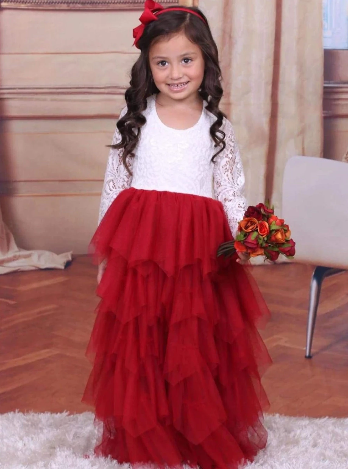 Time For Presents Tiered Tulle Gown 6 Time For Presents Tiered Tulle Gown - Image 4