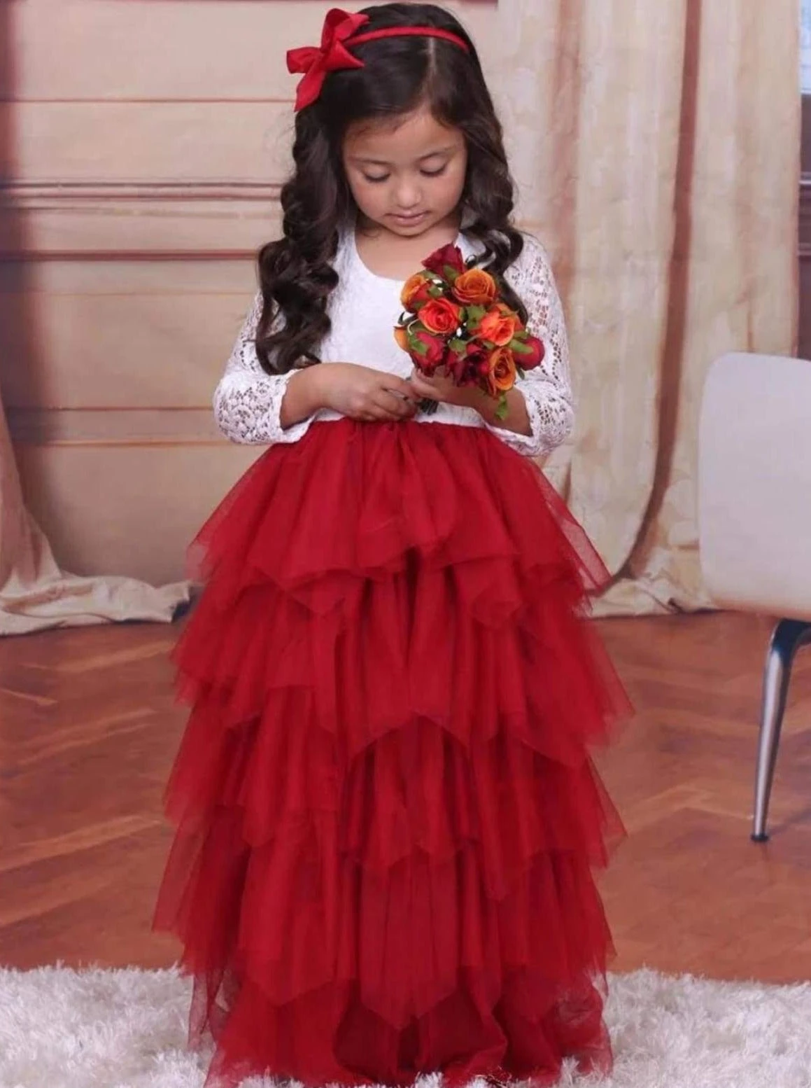 Time For Presents Tiered Tulle Gown 5 Time For Presents Tiered Tulle Gown - Image 3