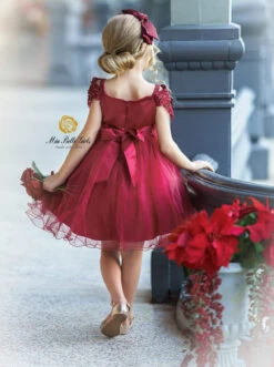 'Tis The Season Lace Applique Holiday Dress -MEO Kid Clothing Shop girls off shoulder lace applique holiday dress 20 39 99 40 59 10y12y 2100 2t3t fall dressy mia belle baby 438 72d849f6 10c4 4e0b bf07 e555bcfc3740