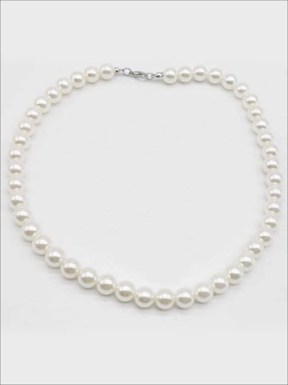 Girls Pearl Necklace, Earrings & Bracelet Set 8 Girls Pearl Necklace, Earrings & Bracelet Set - Image 6
