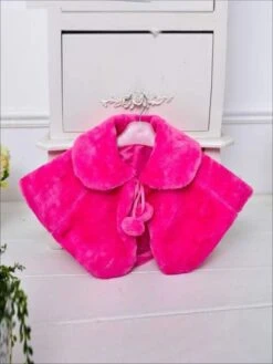 Girls Pom Pom Furry Bolero (Red, Burgundy, Hot Pink, White, Pink) 10 Girls Pom Pom Furry Bolero (Red, Burgundy, Hot Pink, White, Pink) -MEO Kid Clothing Shop girls pom furry bolero red burgundy hot pink white 5 20 39 99 40 59 6x6y 7y8y afterchristmas jacket mia belle overseas fulfillment baby 649