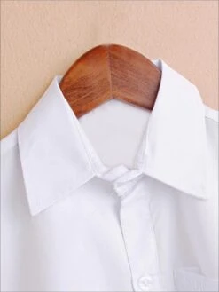 Girls Preppy White Button Up Long Sleeve Top -MEO Kid Clothing Shop girls preppy white button up long sleeve top 19 99 and under 20 39 40 59 10y12y 2t3t fall mia belle overseas fulfillment baby 816