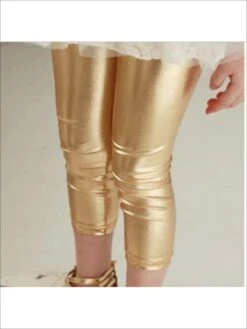 Girls Shiny Metallic Leggings ( 4 Color Options) -MEO Kid Clothing Shop girls shiny metallic leggings 4 color options 19 99 and under 20 39 40 59 10y12y 6x6y mia belle overseas fulfillment baby 182