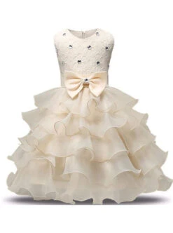 Crown Jewel Tiered Ruffle Tulle Formal Dress