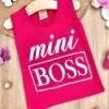 Mini Boss Hot Pink Tank Top -MEO Kid Clothing Shop girls sleeveless mini boss graphic tank hot pink 2t3t 19 99 and under 20 39 40 59 10y12y spring top mia belle baby 866 0918d7c8 4445 4fb2 9832 d66c9e50b3c7