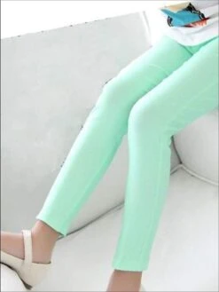 Girls Stretch Candy Colored Faux Denim Jeggings -MEO Kid Clothing Shop girls stretch candy colored faux denim jeggings mint 3t 19 99 and under 20 39 40 59 2t3t 4t5y mia belle overseas fulfillment baby 208