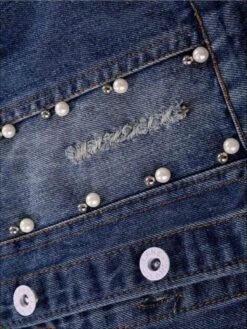 Studded Sequin Butterfly Denim Jacket -MEO Kid Clothing Shop girls studded sequin butterfly applique denim jacket 20 39 99 40 59 2t3t 4t5y 6x6y mia belle overseas fulfillment baby 144