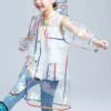 Girls Transparent Rainbow Raincoat -MEO Kid Clothing Shop girls transparent rainbow raincoat 20 39 99 40 59 2t3t 4t5y 6x6y mia belle overseas fulfillment baby 648