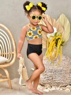 The Bright Sunflower Two Piece Swimsuit -MEO Kid Clothing Shop image da316d2d b70a 434d 9f4b afb9f8d34746