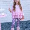 Little Miss Valentine Tiered Tunic & Legging Set