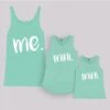 Mint "Me & Mini" Tops For Mom & Daughter -MEO Kid Clothing Shop mint me mini tops for mom daughter ships 4 5 weeks after purchase jan17top3mmini 2t3t 19 99 and under 20 39 10y12y 4t5y mia belle baby 422