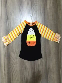 Mommy & Me Candy Corn Raglan Top -MEO Kid Clothing Shop mommy me candy cane long striped raglan sleeve top 19 99 and under 20 39 40 59 10y12y 2t3t mia belle baby 533