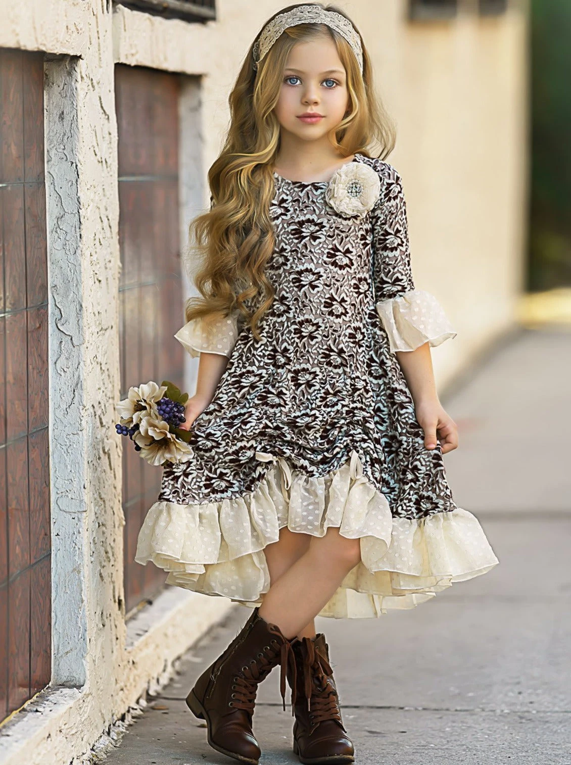 Stop & Stare Hi-Lo Drawstring Ruffle Dress 3 Stop & Stare Hi-Lo Drawstring Ruffle Dress