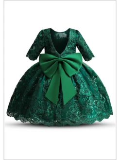 Lovely Little Miss Backless Lace Dress -MEO Kid Clothing Shop wredtyguhijk